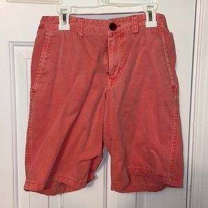Pink prep shorts